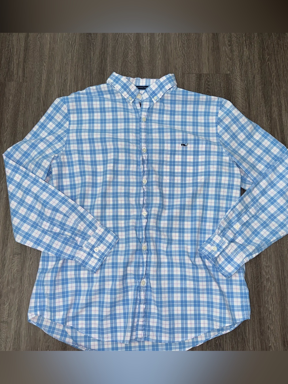 Vineyard Vines Saltwater wash plaid button down
